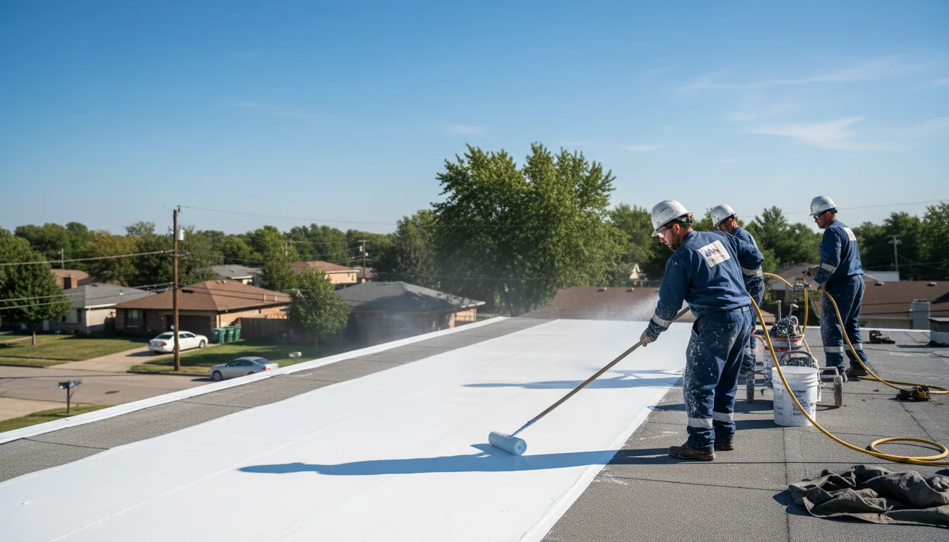Commercial roof coating in Rochester Mills, PA near me